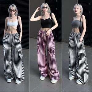 QUẦN SỌC ỐNG RỘNG STRIPED PANTS - CoBaShop