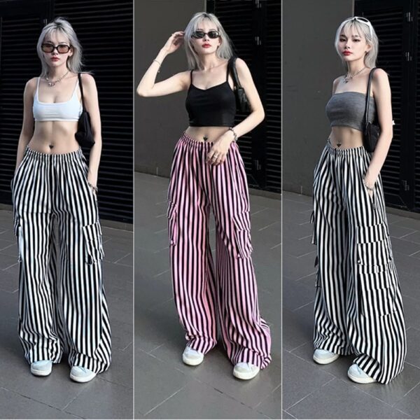 QUẦN SỌC ỐNG RỘNG STRIPED PANTS - CoBaShop