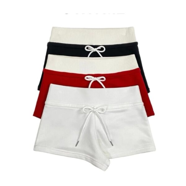 Quần Đùi Ngắn Lưng Thấp Bo Thun Form Ôm - CoBaShop
