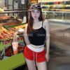 Quần Đùi Ngắn Lưng Thấp Bo Thun Form Ôm - CoBaShop