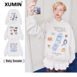 Áo Sweater Nỉ 2 Da BST Xám Tiêu Ko Đổ Lông, Thích Hợp 4 Mùa - CoBaShop