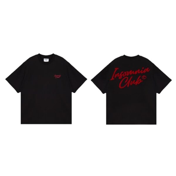 Áo Thun Boxy Thêu Xù Ver 2 INSOMNIA Unisex Local Brand - CoBaShop
