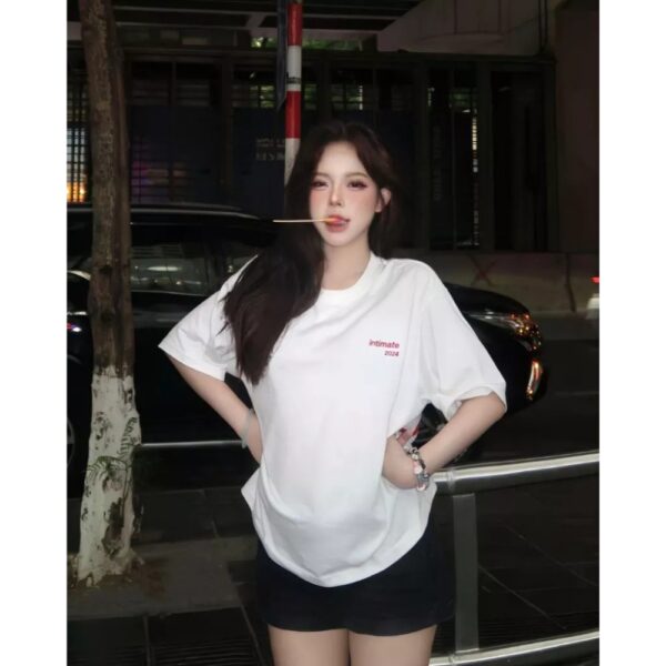 Áo thun COUPLE "HERHIM" basic chất cotton 100% 2 chiều oversize nam nữ