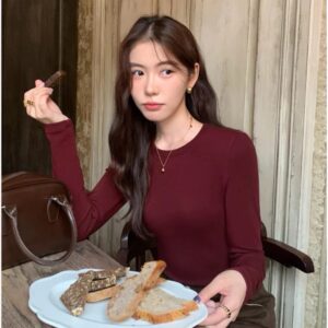 Áo thun dài tay siêu co giãn chất cotton mịn dày dặn - CoBaShop