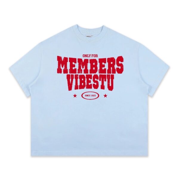 Áo Thun Local Brand VIBESTU "Only Members" Áo Thun Boxy Form Rộng Unisex Cotton - CoBaShop