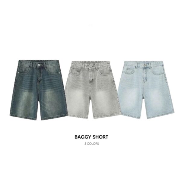 BAGGY JEANS SHORT - Quần đùi ống rộng CoBaShop