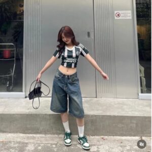 BAGGY JEANS SHORT - Quần đùi ống rộng CoBaShop