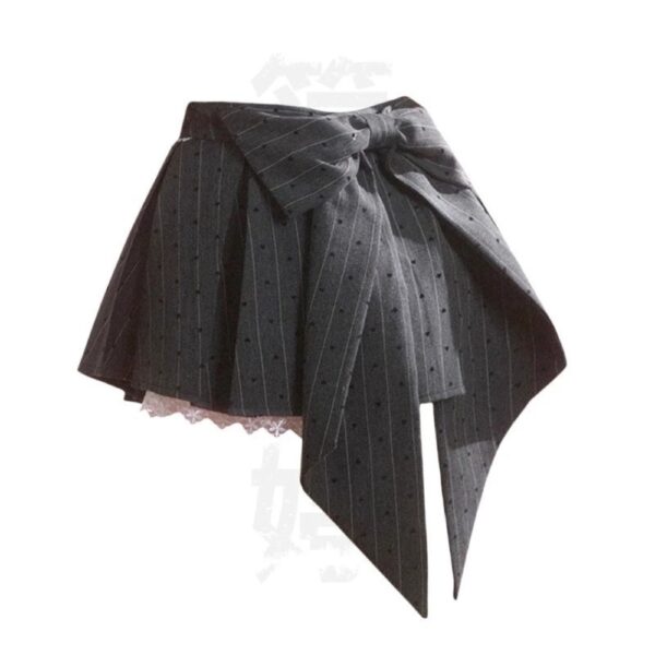 Chân Váy Màu Xám Nữ Mùa Hè Chữ A Xếp Ly - CoBaShop