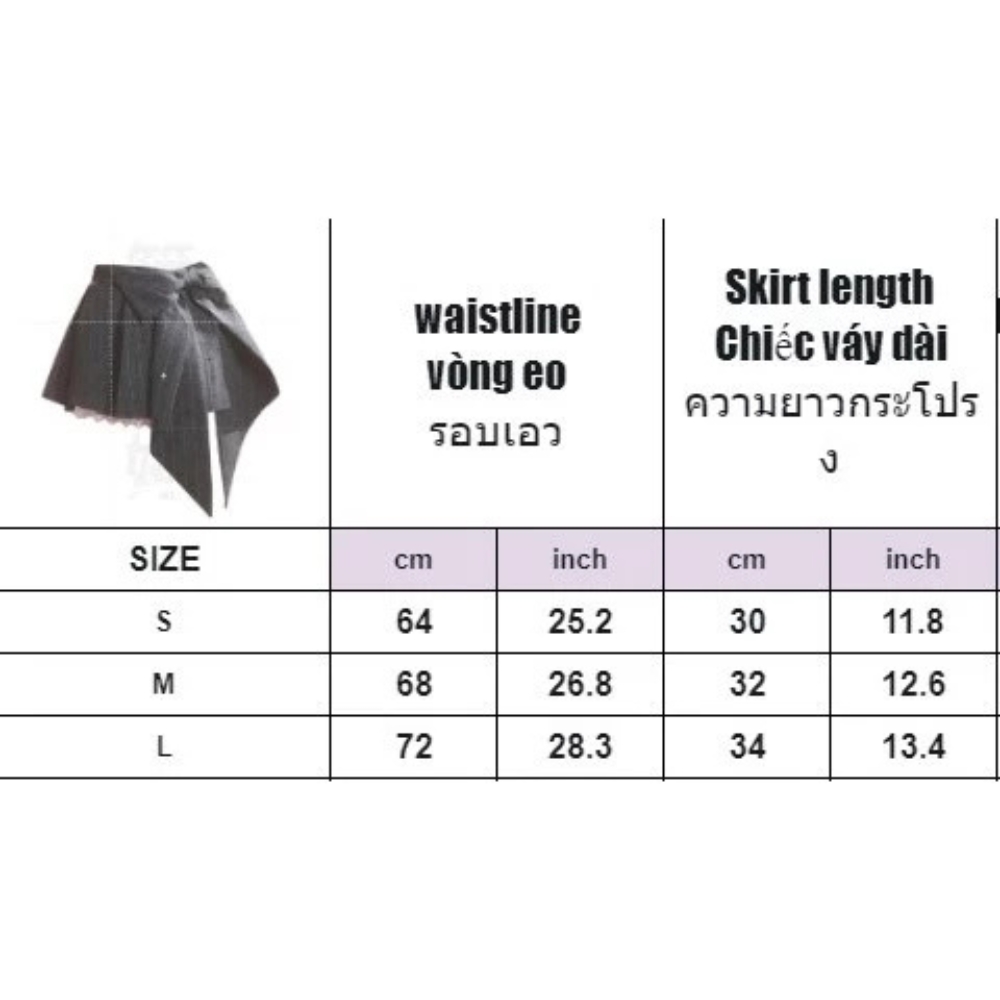 Chân Váy Màu Xám Nữ Mùa Hè Chữ A Xếp Ly - CoBaShop