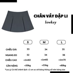 CHÂN VÁY NGẮN DẬP XẾP LY NỮ TÍNH VẢI LINEN THÁI CÓ LÓT TRONG - CoBaShop