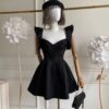 Đầm Váy Cúp Ngực Kết Đá Vai Chít Eo Form Xòe Siêu Xinh - CoBaShop