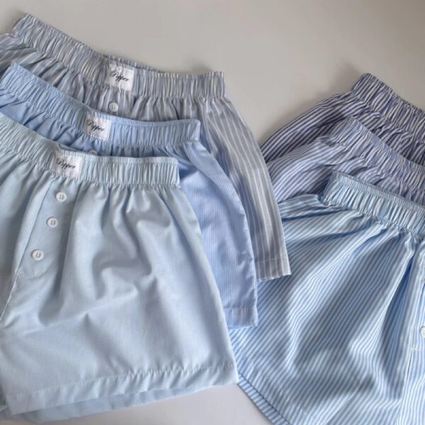 Quần Đùi Nữ Form Ngắn Tôn Dáng Nhiều Màu Pepper Clothing Quần Short Nữ Mặc Nhà Kẻ Sọc Trendy Mùa Hè - CoBaShop