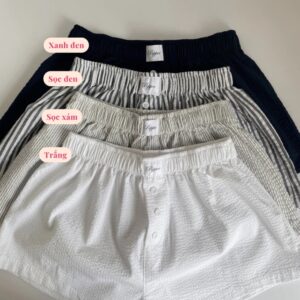 Quần Đùi Nữ Form Ngắn Tôn Dáng Nhiều Màu Pepper Clothing Quần Short Nữ Mặc Nhà Kẻ Sọc Trendy Mùa Hè - CoBaShop