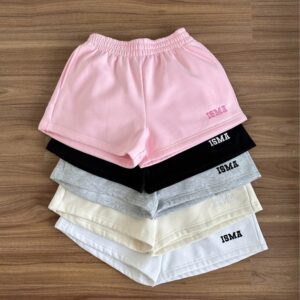 Quần Đùi Nữ Nỉ Bông Ống Rộng Thoải Mái - CoBaShop