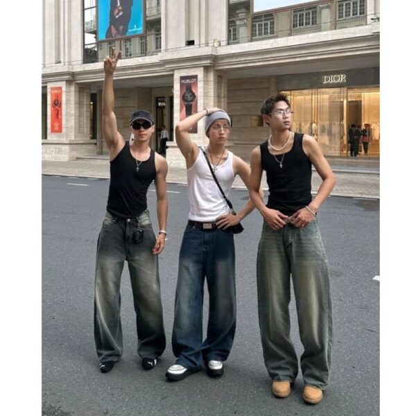 Quần jeans wash nam nữ unisex - CoBaShop