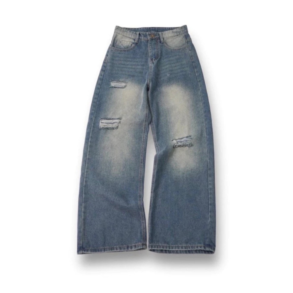 Quần jeans xanh rách - CoBaShop