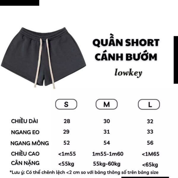 QUẦN SHORT DÁNG CÁNH BƯỚM CHẤT NỈ CHÂN CUA CO GIÃN MÁT MẺ MÙA HÈ - CoBaShop