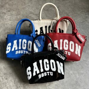 Túi tote saigon 98stu size S kèm charm tặng kèm dây đeo - CoBaShop