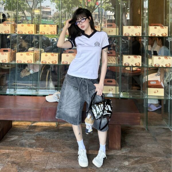 Túi tote saigon 98stu size S kèm charm tặng kèm dây đeo - CoBaShop