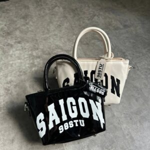 Túi tote saigon 98stu size S kèm charm tặng kèm dây đeo - CoBaShop
