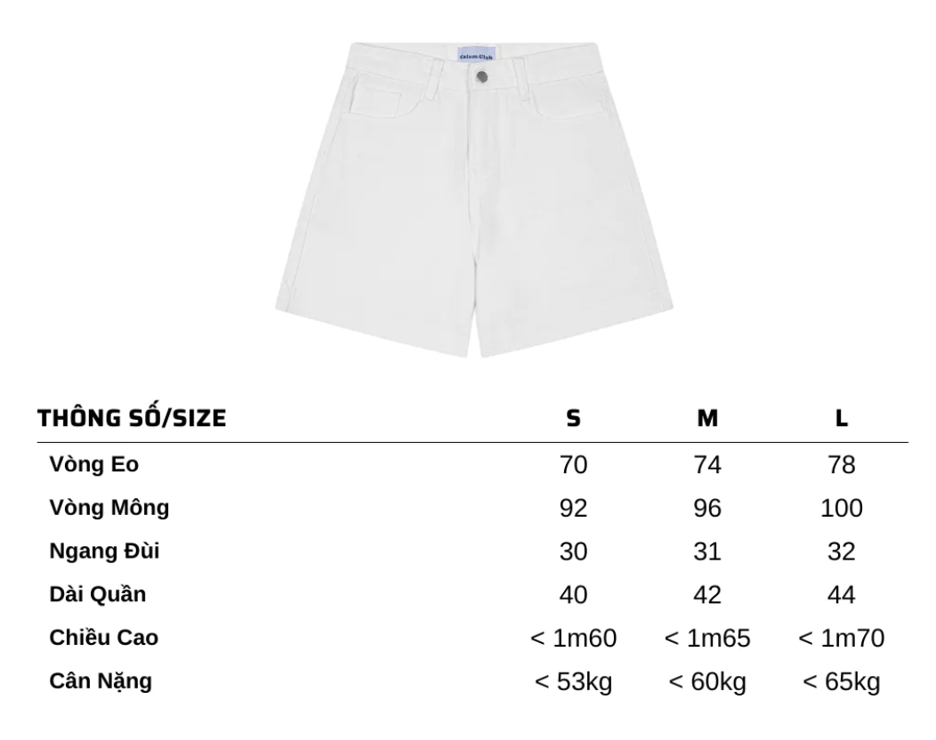 Quần short lửng WAIST style năng động mùa hè chất Kaki Jean - CoBaShop