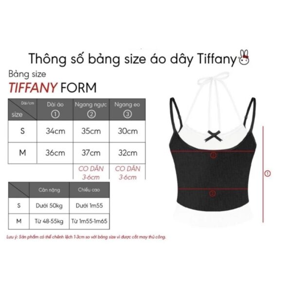 Áo hai dây Kill System cột nơ phối màu Tiffany chất thun co giãn - CoBaShop