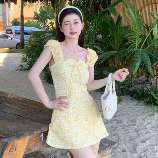 Đầm chữ A nơ hở lưng Daisy Dress 🌼🌼 - CoBaShop