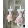 Đầm thiết kế cúp ngực dáng xoè chất tafta ánh kim đầm dự tiệc sang trọng - CoBaShop