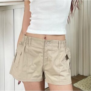 Quần Short Kaki Cạp Thấp Tôn Dáng Dành Cho Các Nàng Đùi To - CoBaShop