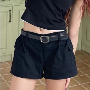 Quần Short Kaki Cạp Thấp Tôn Dáng Dành Cho Các Nàng Đùi To - CoBaShop