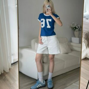 Quần short lửng WAIST style năng động mùa hè chất Kaki Jean - CoBaShop