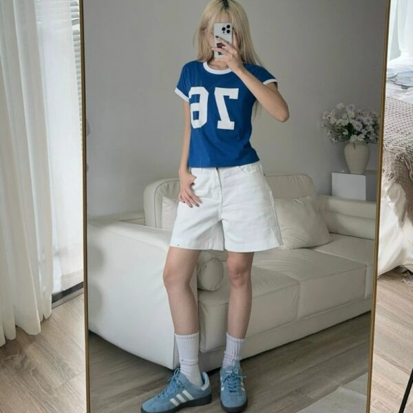 Quần short lửng WAIST style năng động mùa hè chất Kaki Jean - CoBaShop