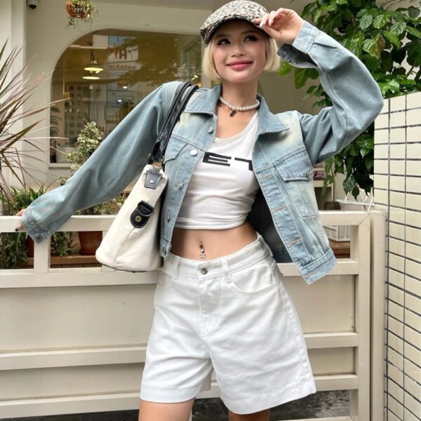 Quần short lửng WAIST style năng động mùa hè chất Kaki Jean - CoBaShop